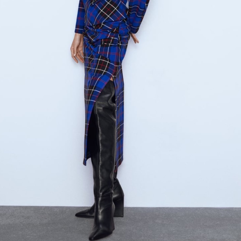 Plaid midi skirt - Picture 8 of 8